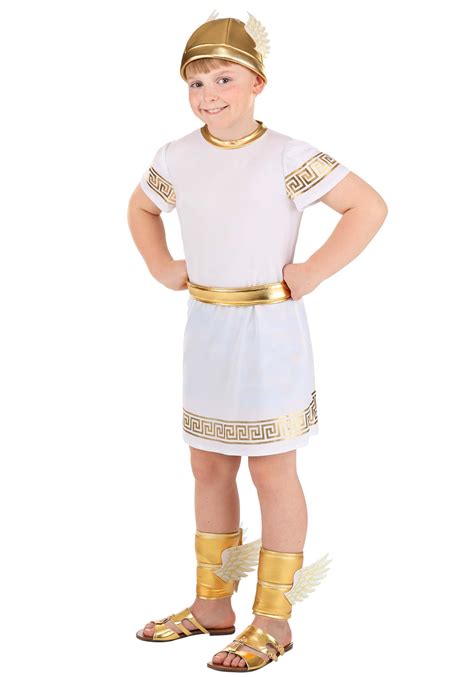 hermes god costume kid|Boy's Ancient Greek God Hermes Costume .